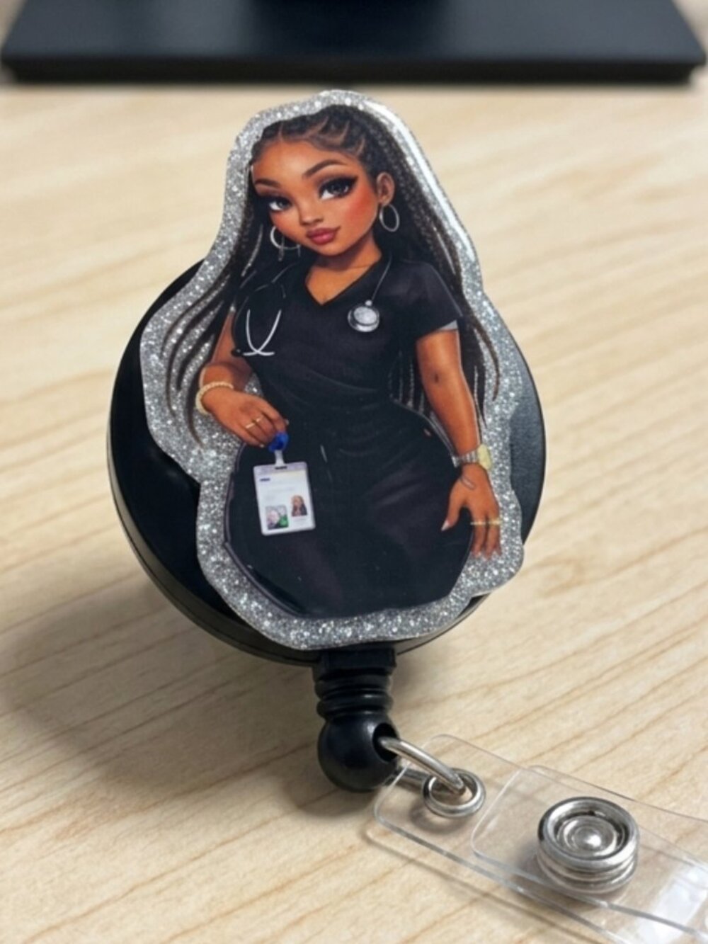 Scrub Life Medical Professional Badge Reel